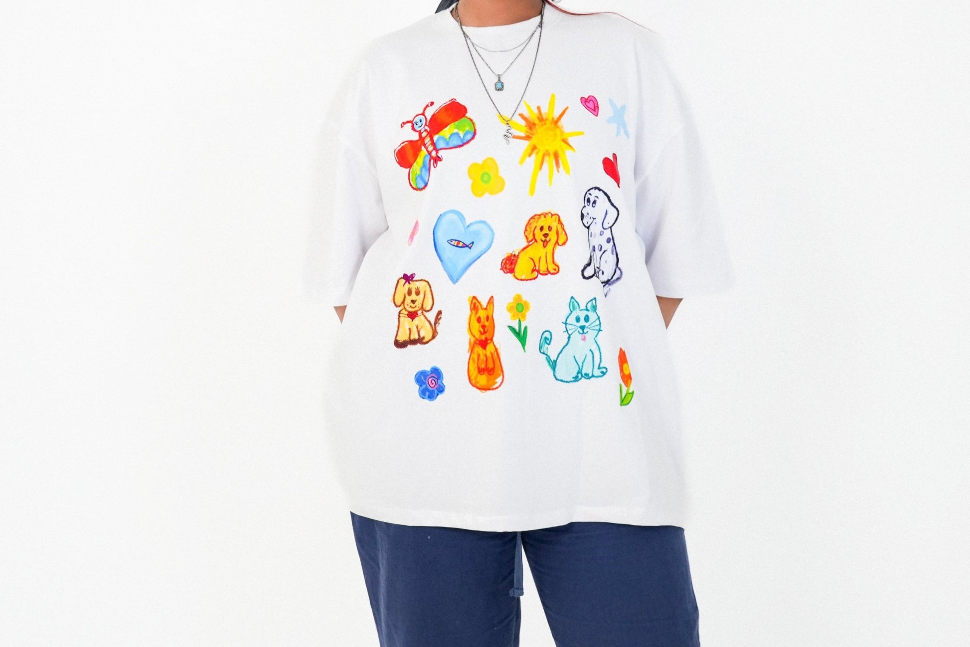 Drawn with Love" T-Shirt - Astra - shop - eg